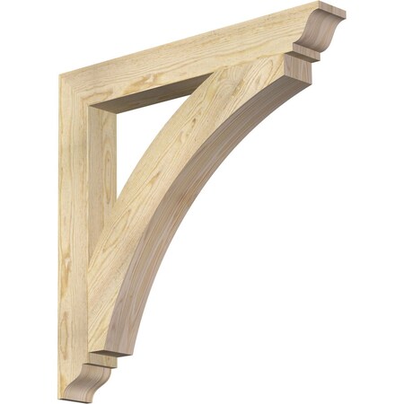 Ekena Millwork Thorton Traditional Rough Sawn Bracket, Douglas Fir, 4"W x 32"D x 32"H BKT04X32X32THR01RDF